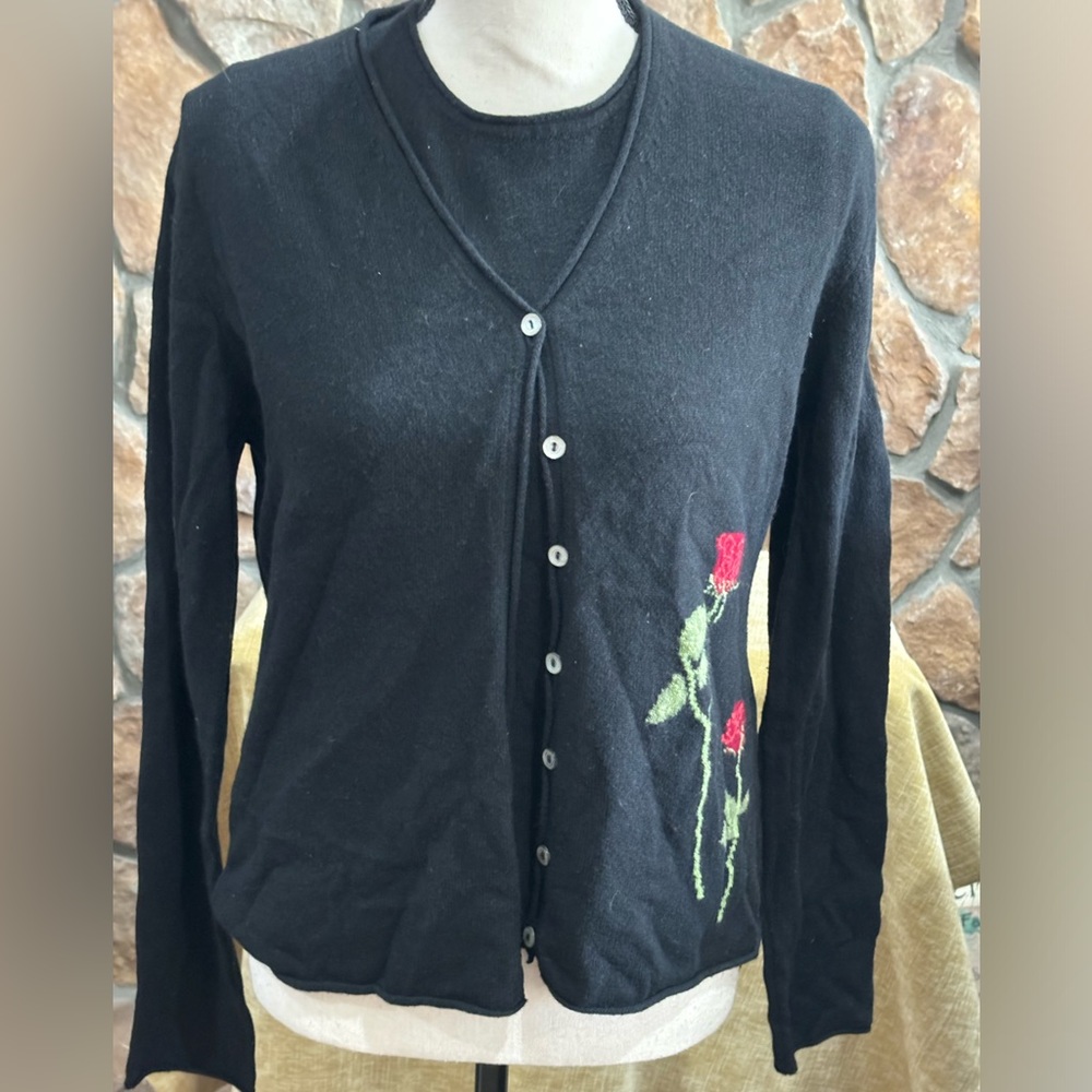 Vintage Margaret, O’Leary cashmere, two-piece sweater set